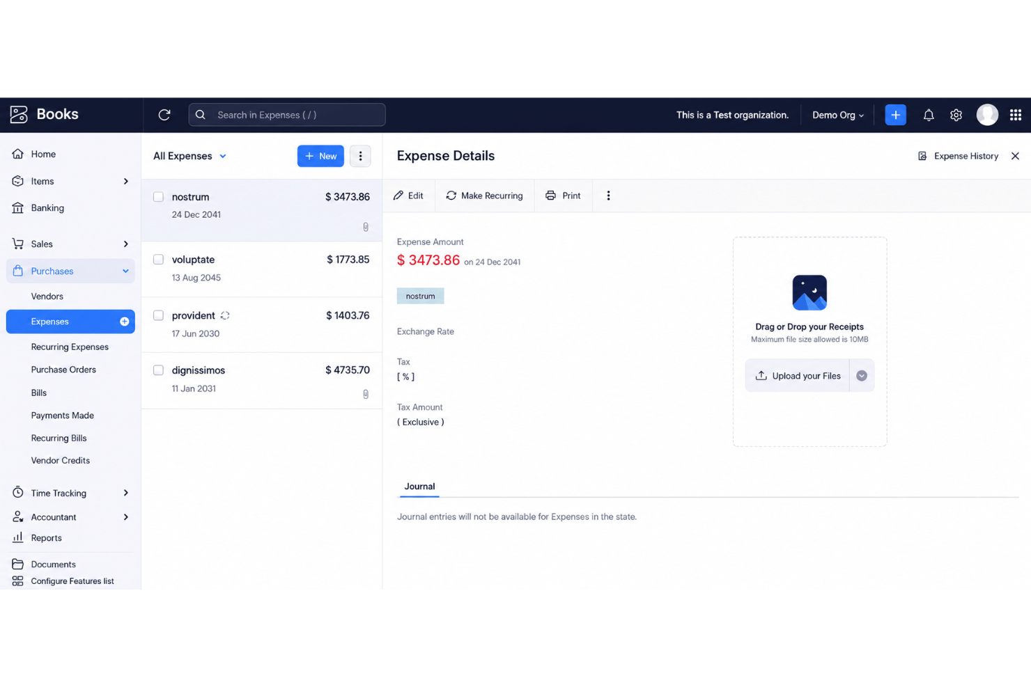 screenshot - Zoho Books Testbericht: Vorteile, Nachteile, Funktionen und Preise erklärt