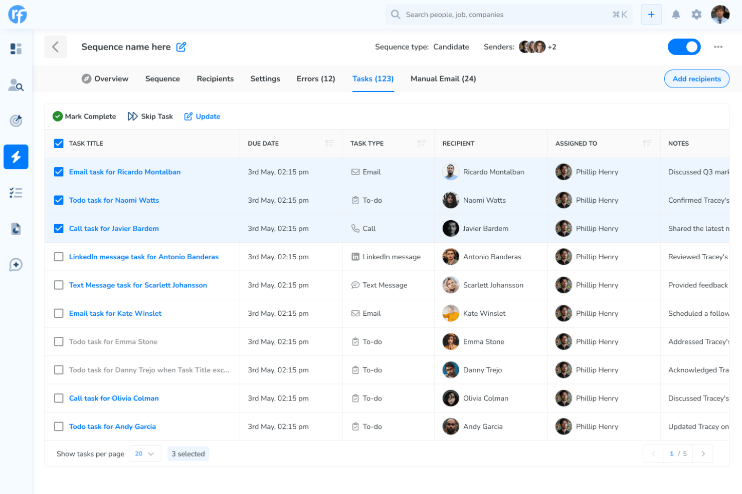 screenshot - Recensione di Recruiterflow 2026: Vantaggi, Svantaggi, Caratteristiche e Prezzi Spiegati