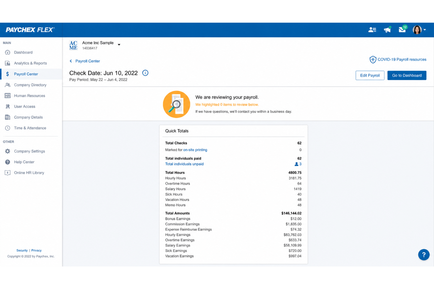 screenshot - Paychex Test: Vorteile, Nachteile, Funktionen und Preise erklärt