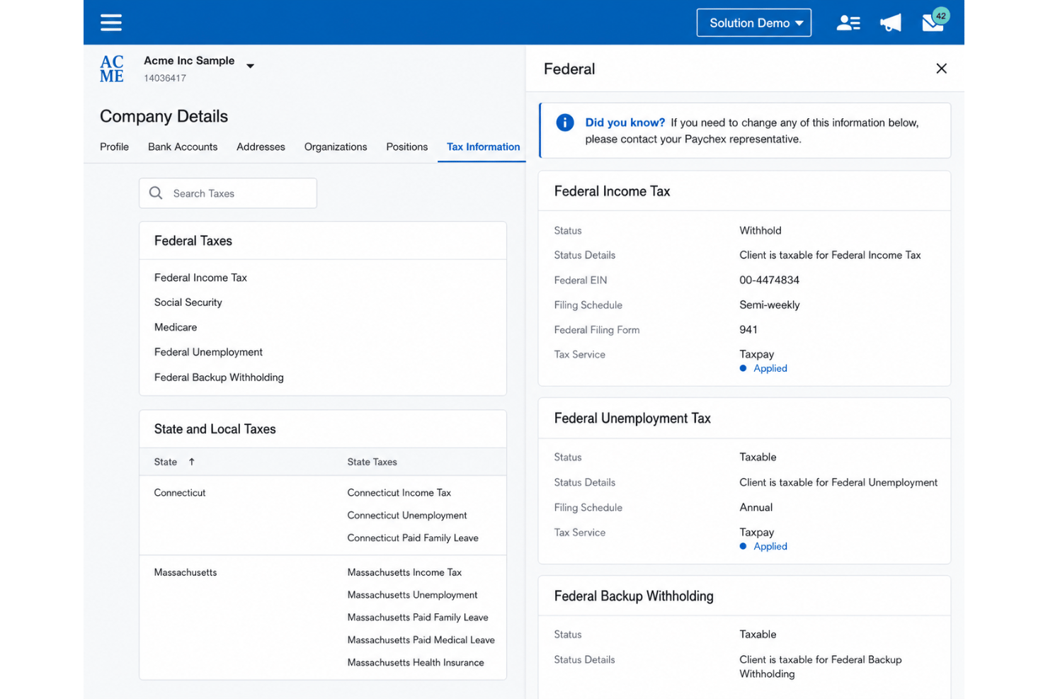 screenshot - Paychex Test: Vorteile, Nachteile, Funktionen und Preise erklärt