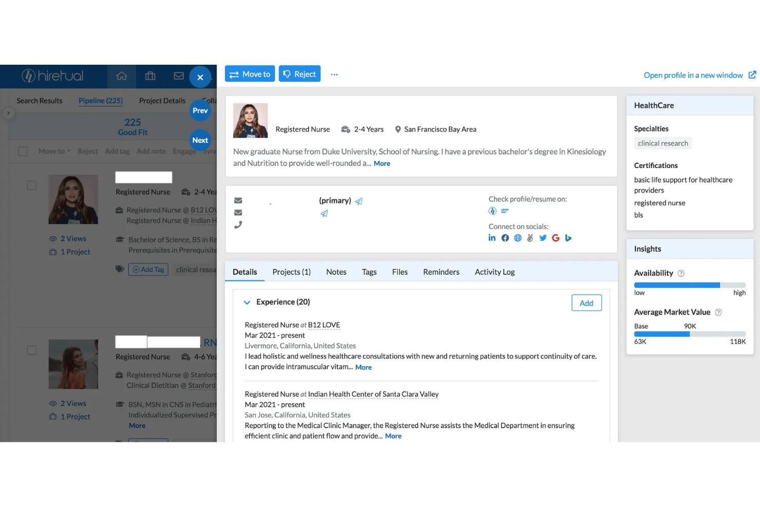 screenshot - Recensione di hireEZ: Pro, Contro, Caratteristiche e Prezzi Spiegati