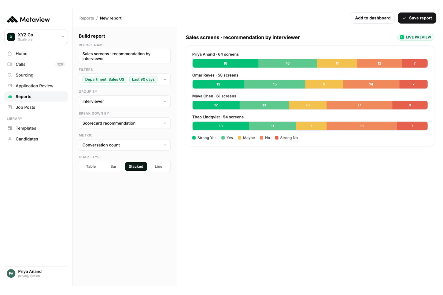 screenshot - Metaview Review: Pros, Cons, Features and Pricing Overview
