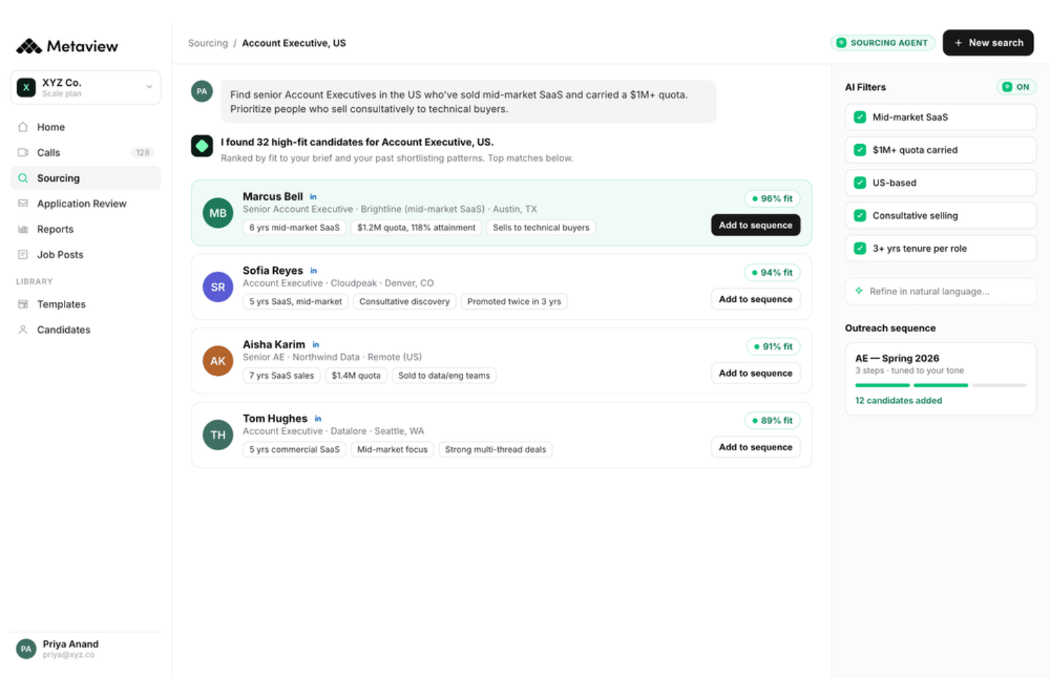 screenshot - Metaview Review: Pros, Cons, Features and Pricing Overview