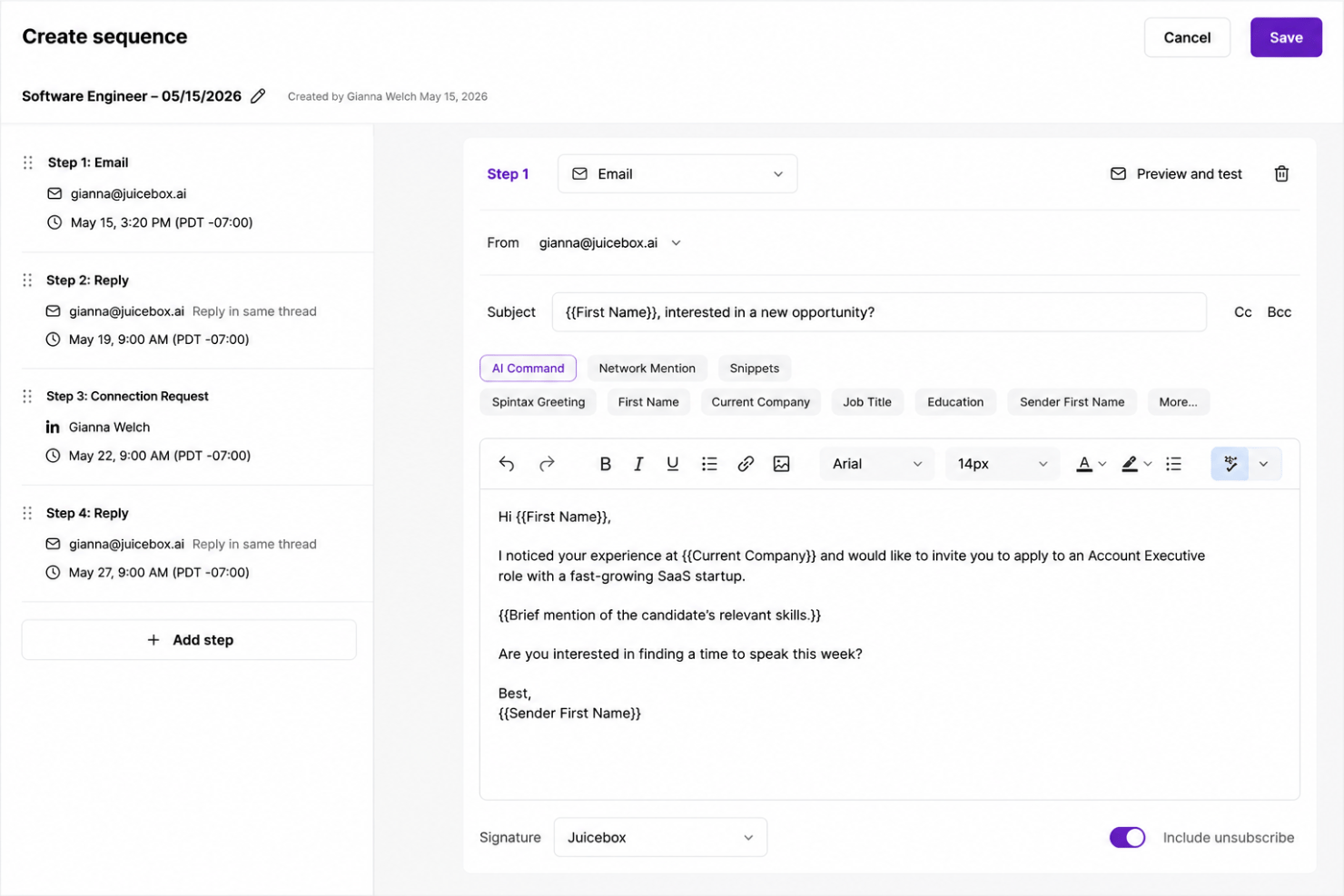 screenshot - Juicebox Review 2026: Pros, Cons, Features and Pricing Explained