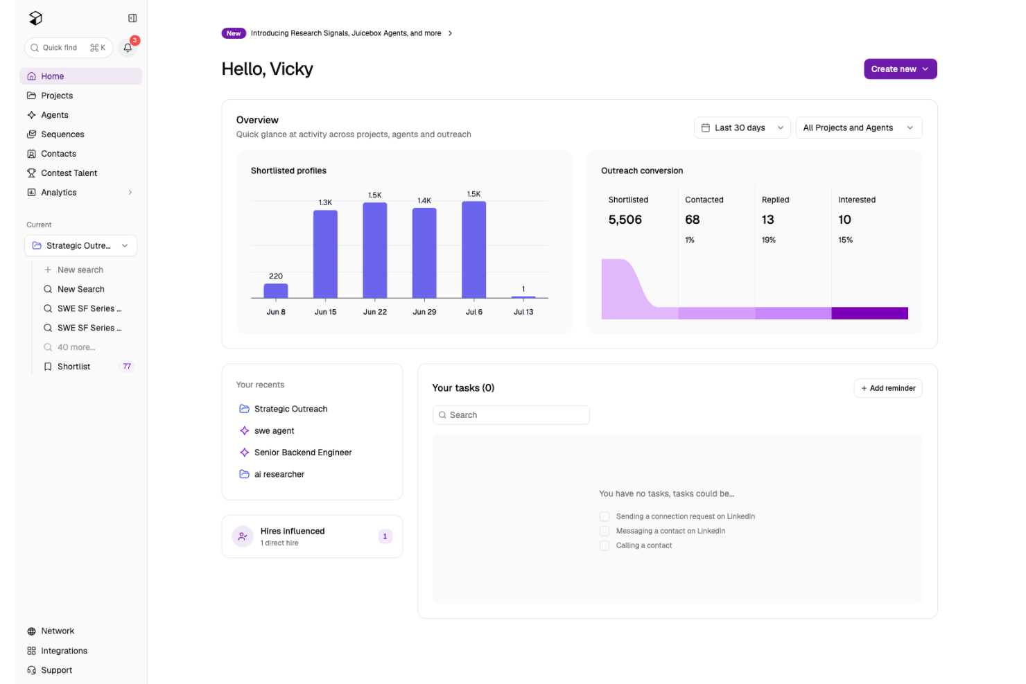 Juicebox helps recruiting teams find, engage, and manage top talent with AI-powered sourcing and automation.