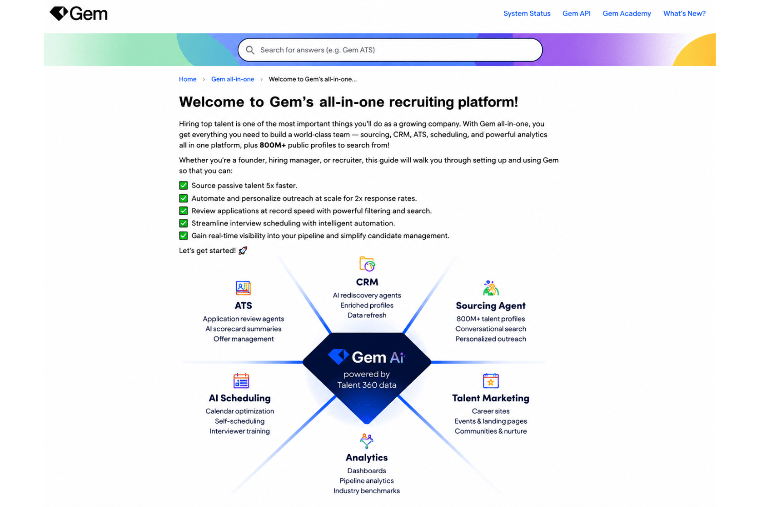 screenshot - Gem Review: Pros, Cons, Features and Pricing Explained