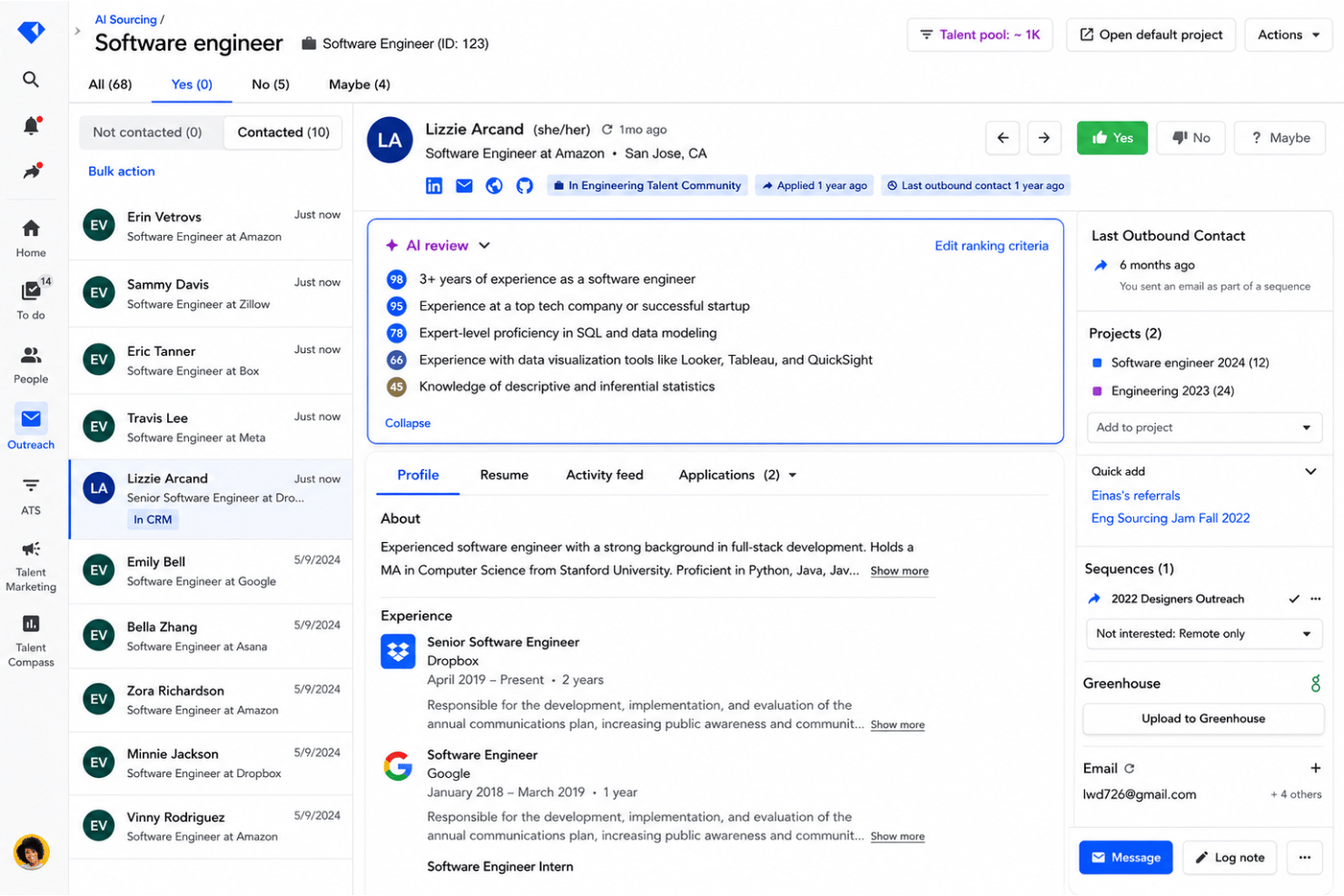 screenshot - Gem Review: Pros, Cons, Features and Pricing Explained