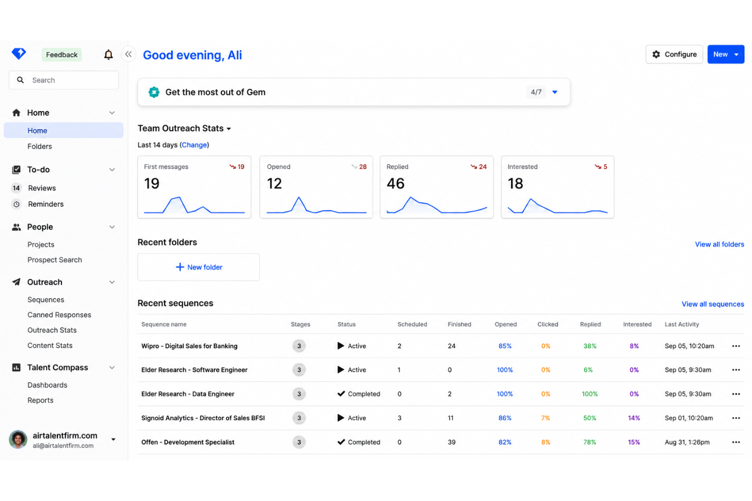 screenshot - Gem Review: Pros, Cons, Features and Pricing Explained