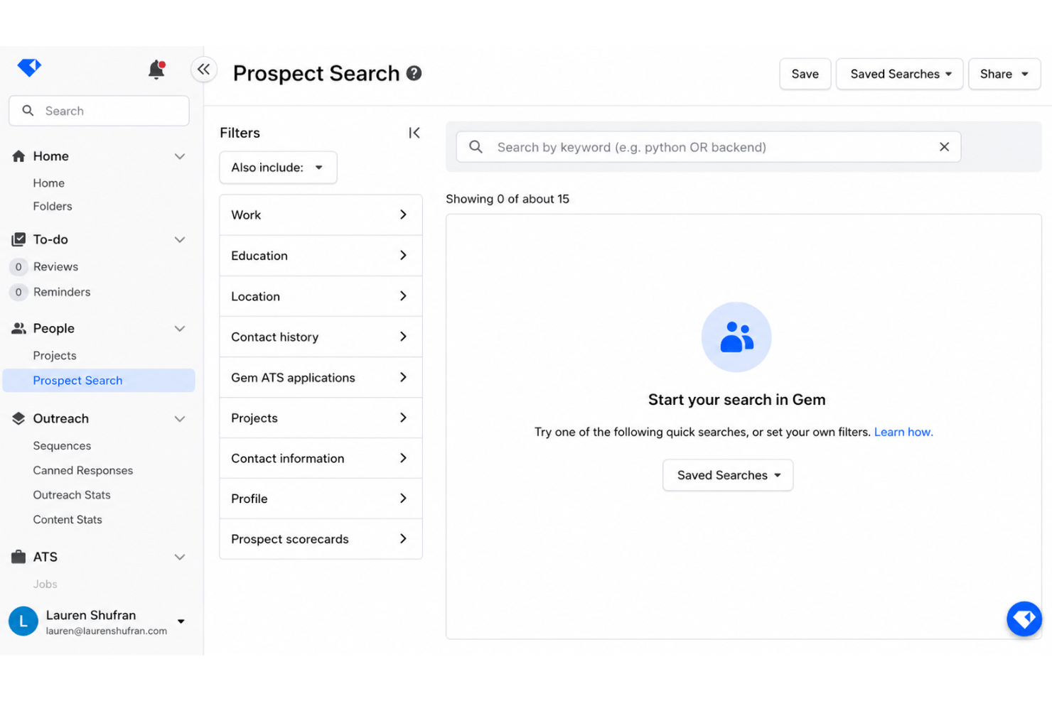 screenshot - Gem Review: Pros, Cons, Features and Pricing Explained