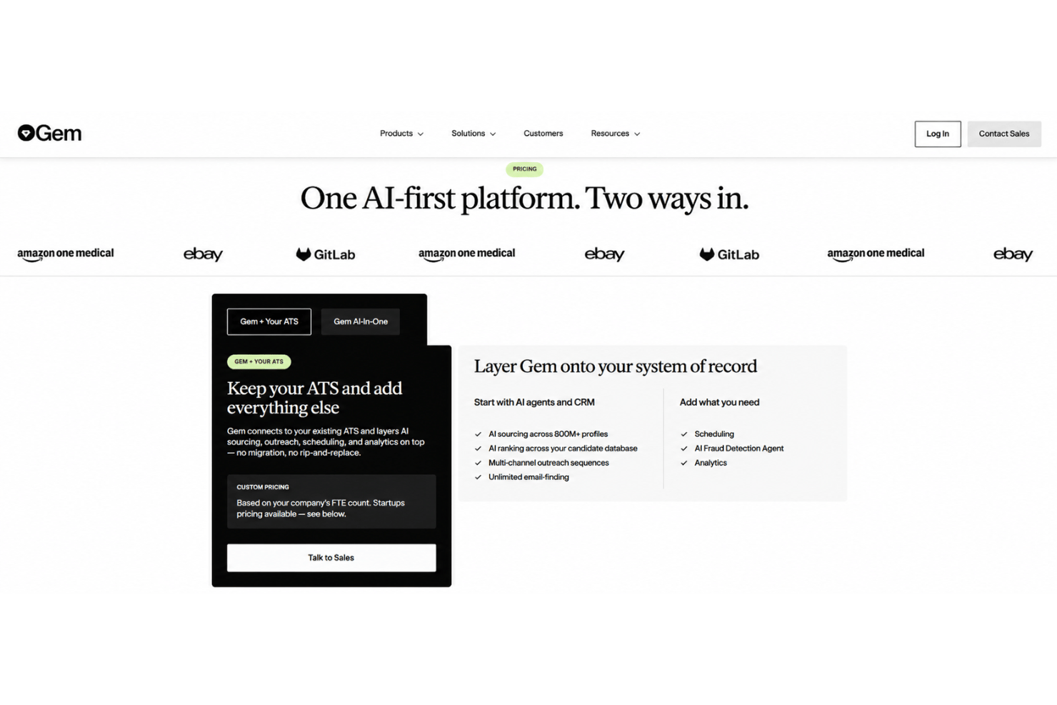 screenshot - Gem Review: Pros, Cons, Features and Pricing Explained