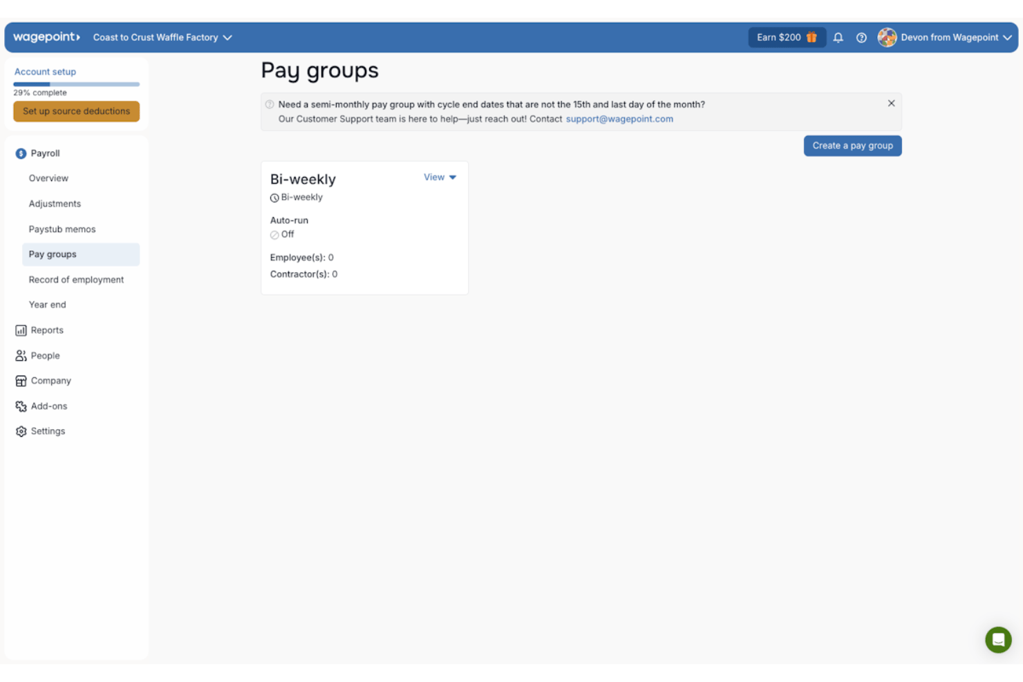 screenshot - Wagepoint Review: Pros, Cons, Features and Pricing Explained