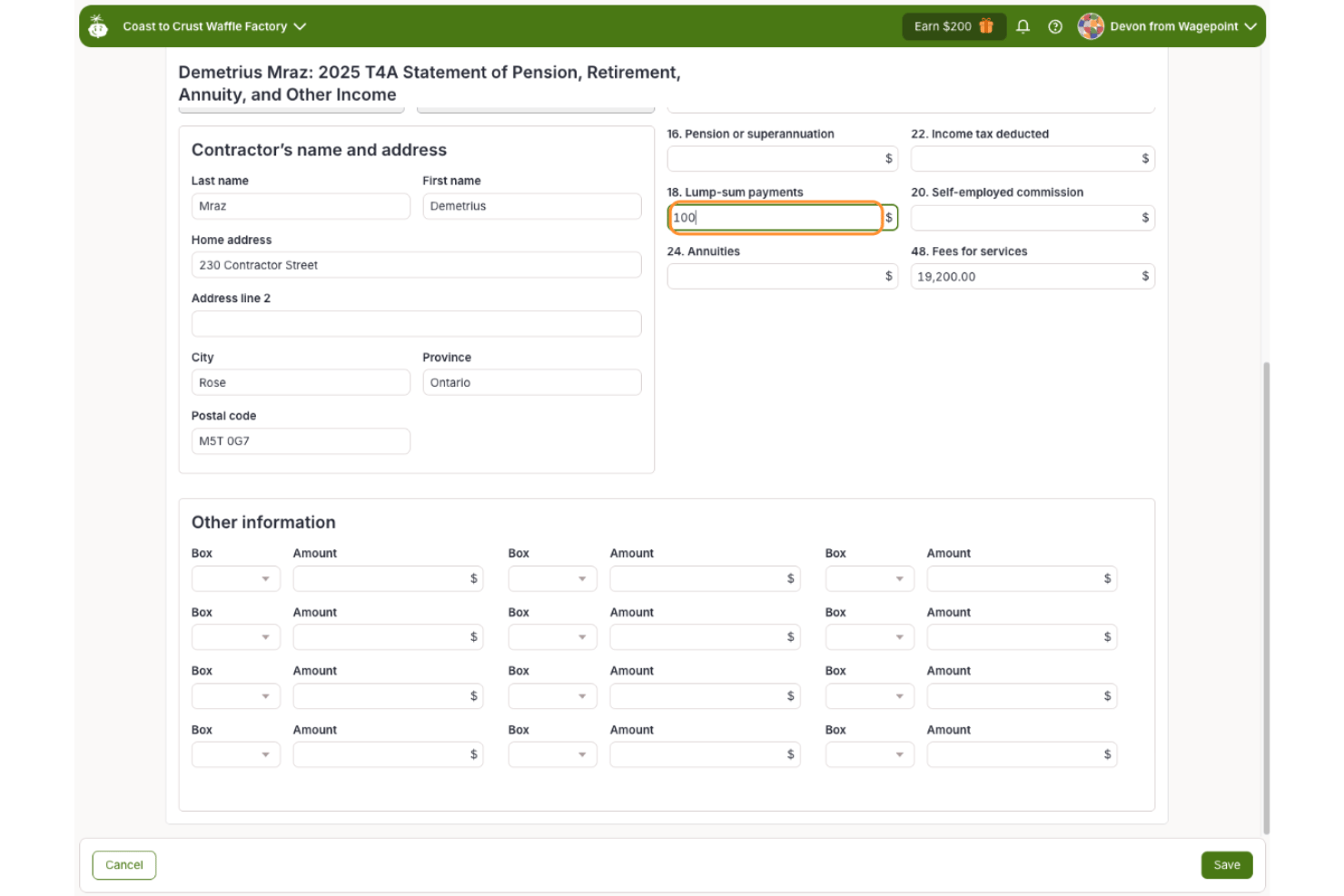 screenshot - Wagepoint Review: Pros, Cons, Features and Pricing Explained