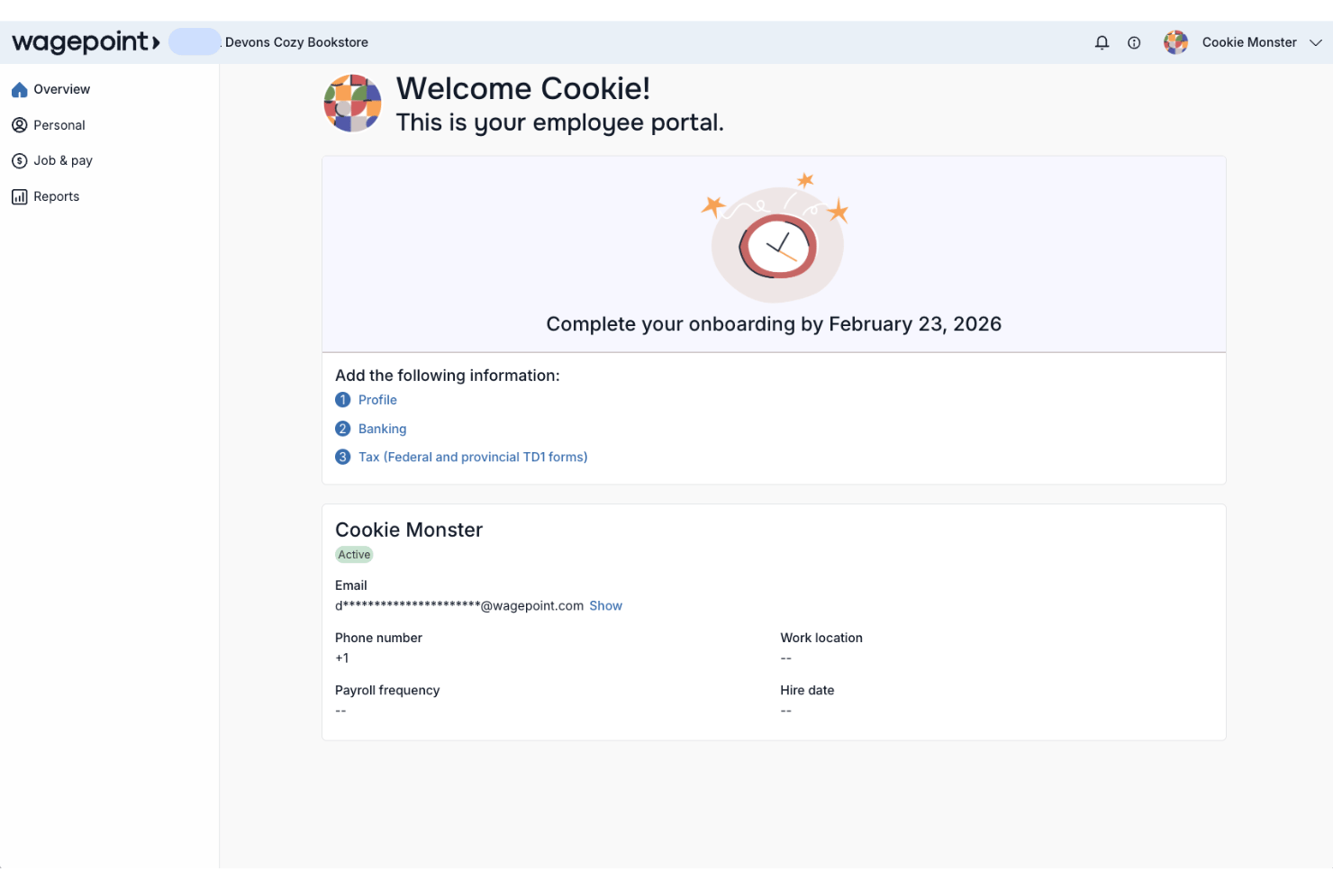 screenshot - Wagepoint Review: Pros, Cons, Features and Pricing Explained