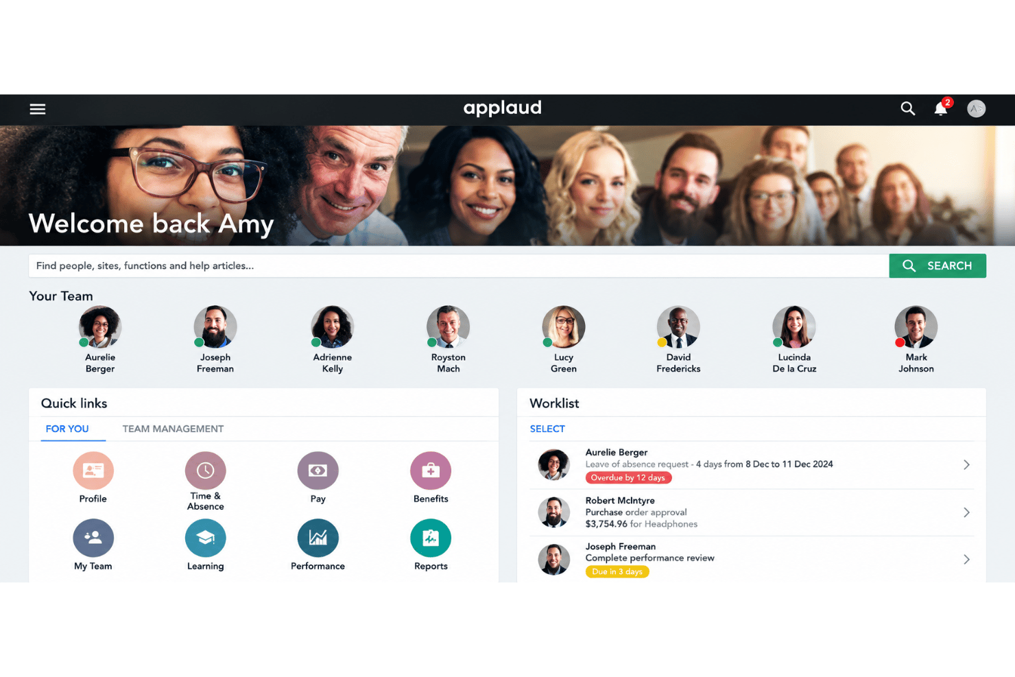 Applaud simplifies HR service delivery with employee self-service, case management, and no-code workflows.