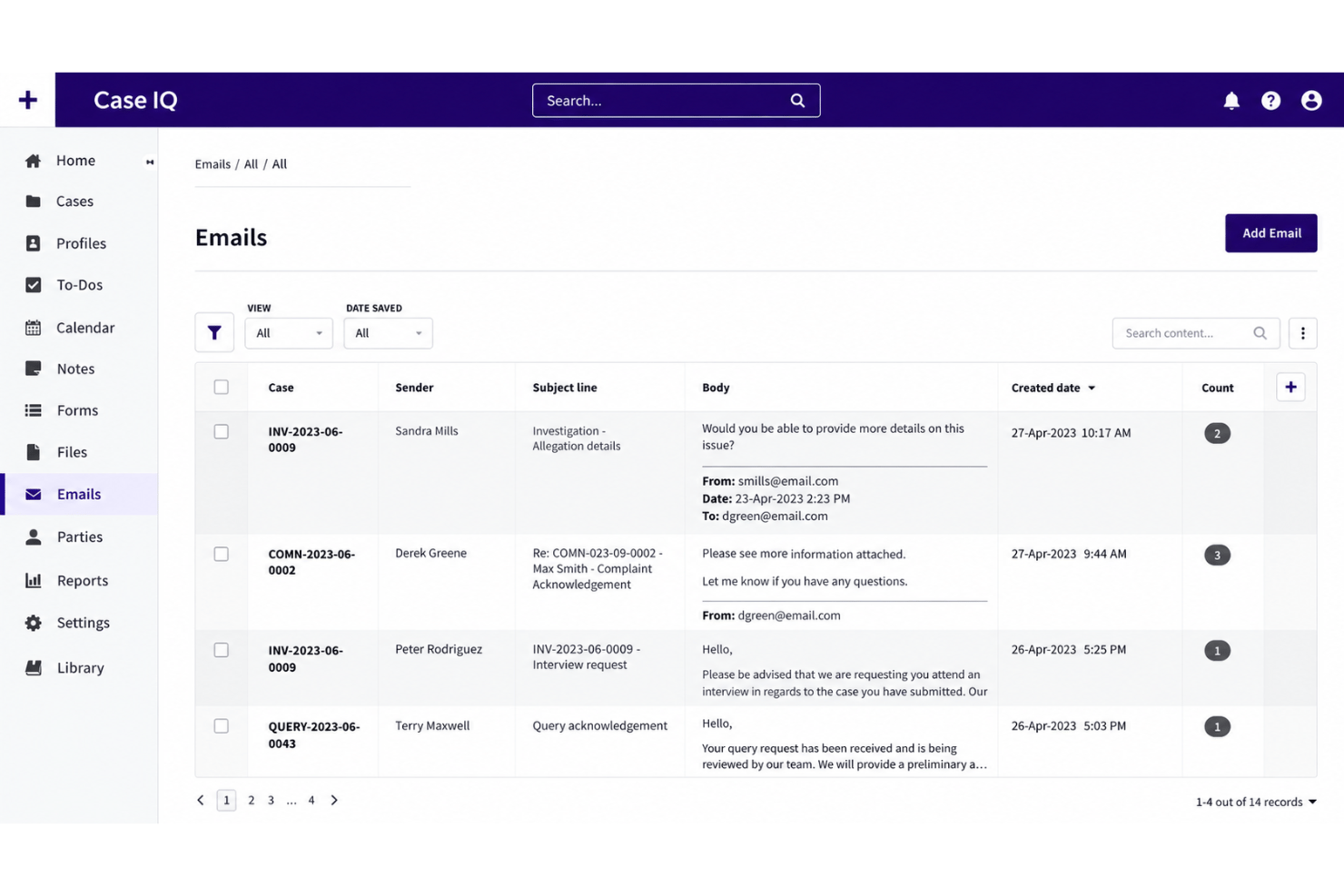 Case IQ anonymous reporting with webforms, hotlines, email, and case tracking.