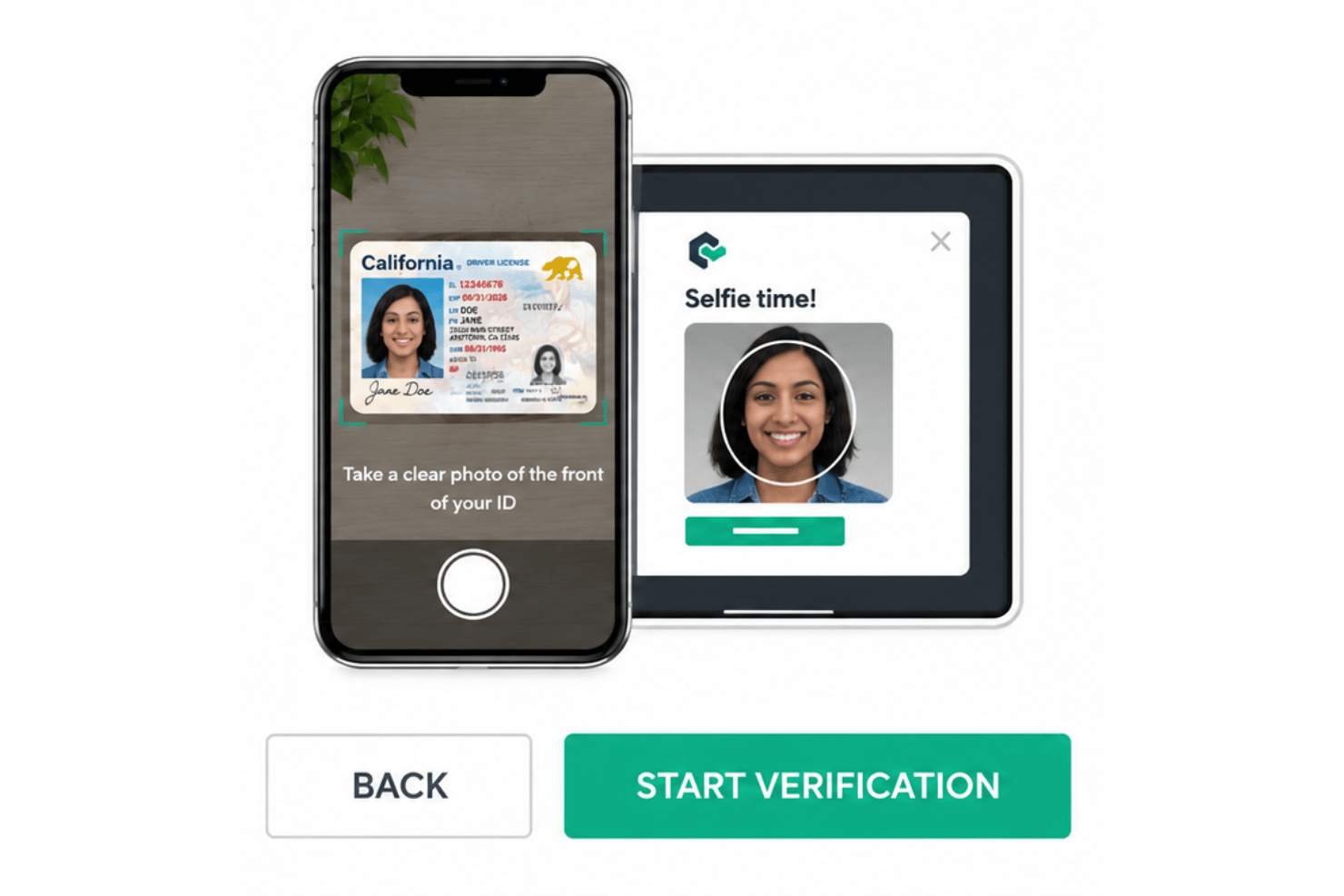 Certn identity verification with ID scanning and biometric checks.