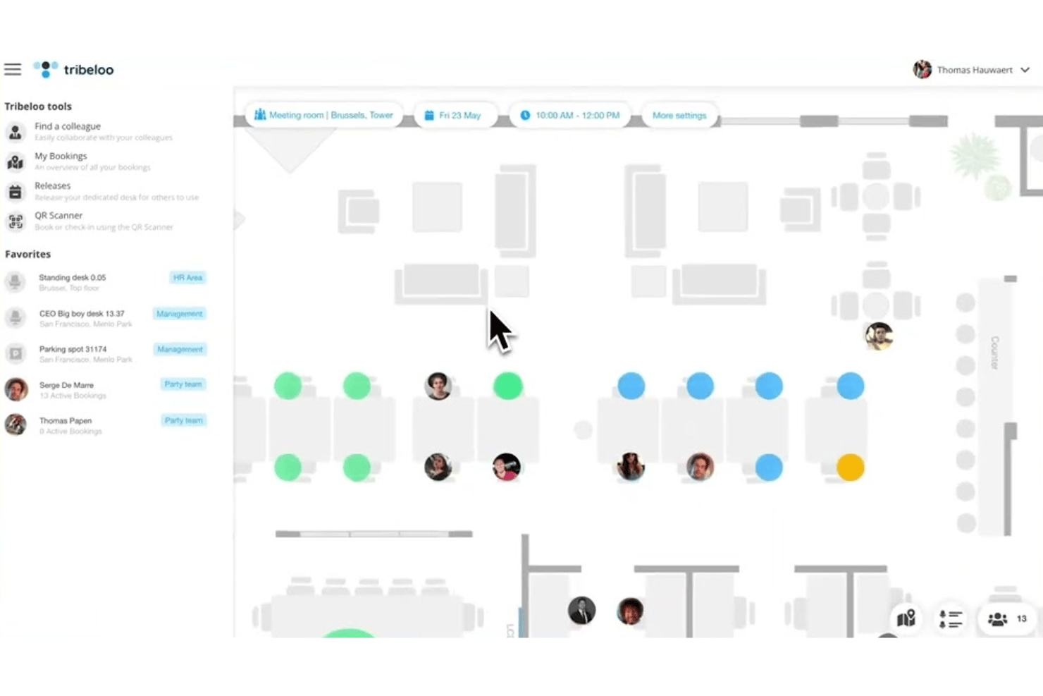 Tribeloo streamlines hybrid work with desk booking and workspace analytics.