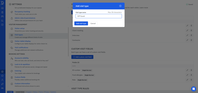 Skedda Adds Visit Types for Visitor Booking Management