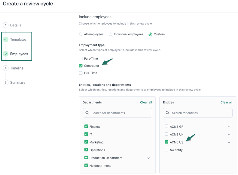 Customizable Performance Review Templates