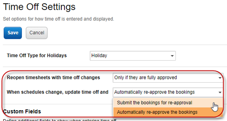 New Time Off Booking Validation Rule