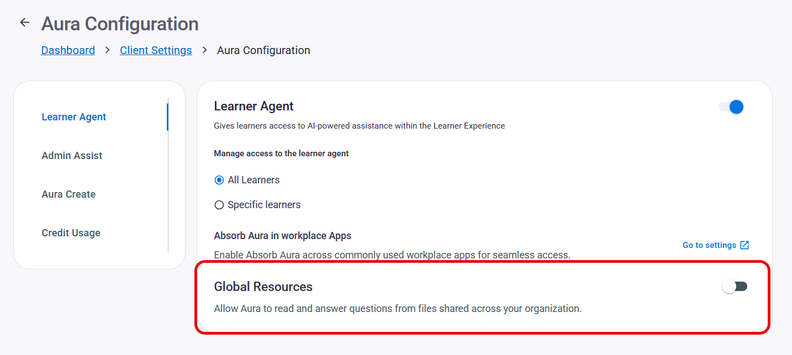 Absorb Aura Adds Global Resources, Usage Widgets, and Chat Controls