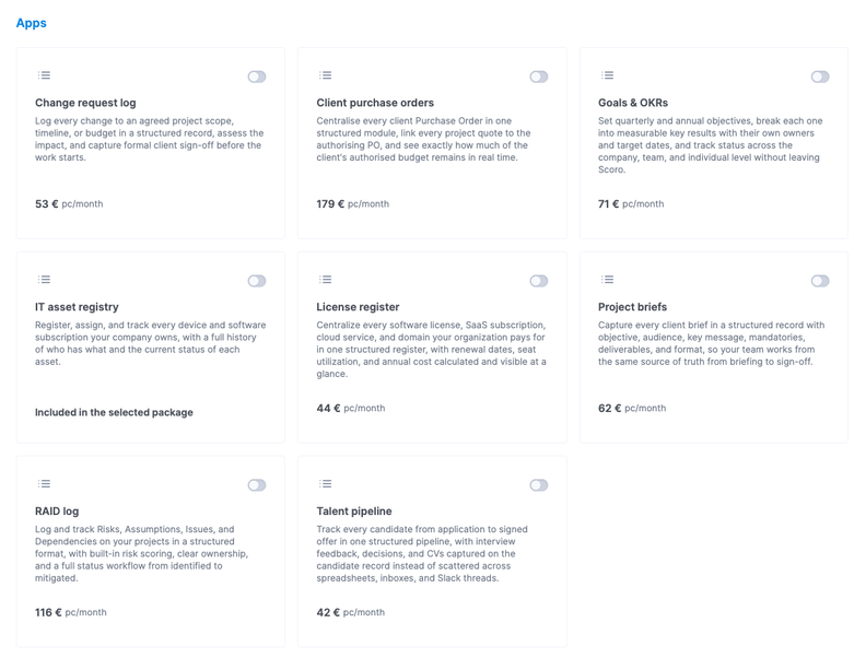 Scoro Launches New Apps and Optimizes Work Management