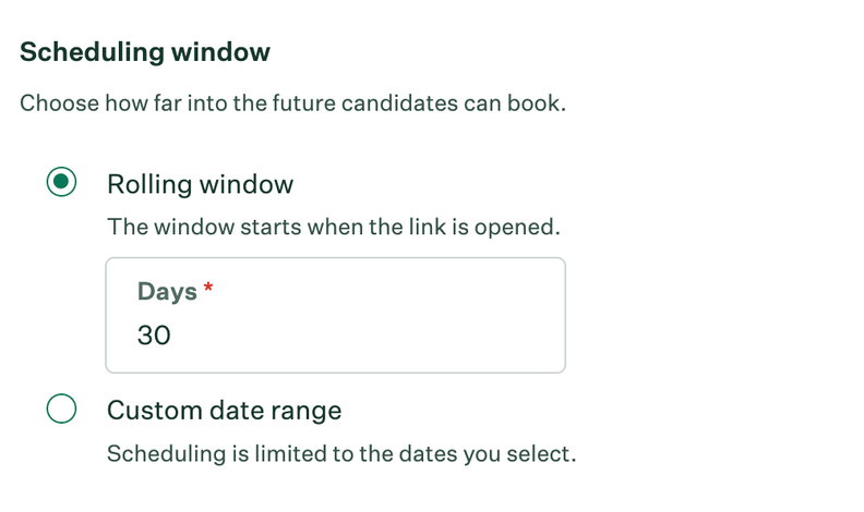 Greenhouse Adds Scheduling Windows and Interview Instructions