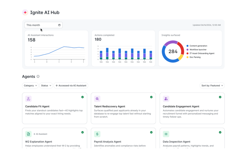 Paylocity Adds Candidate Engagement and Talent Rediscovery Agents