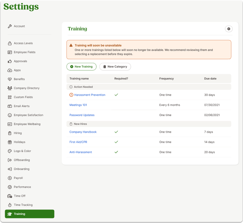 BambooHR Adds EasyLlama Course Retirement Management