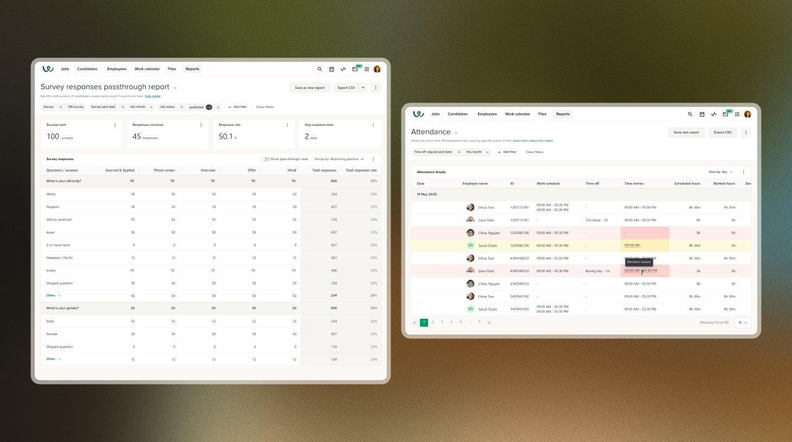 Workable Adds Report Formatting and Survey Insights