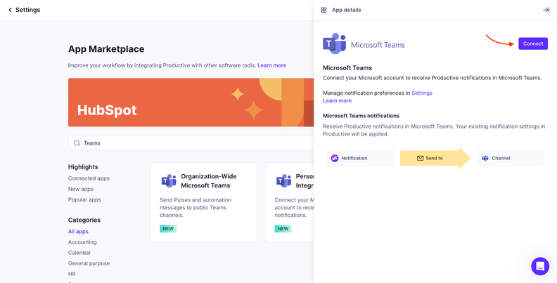 Productive Adds Agent Triggers, Teams Integration, and Time Controls