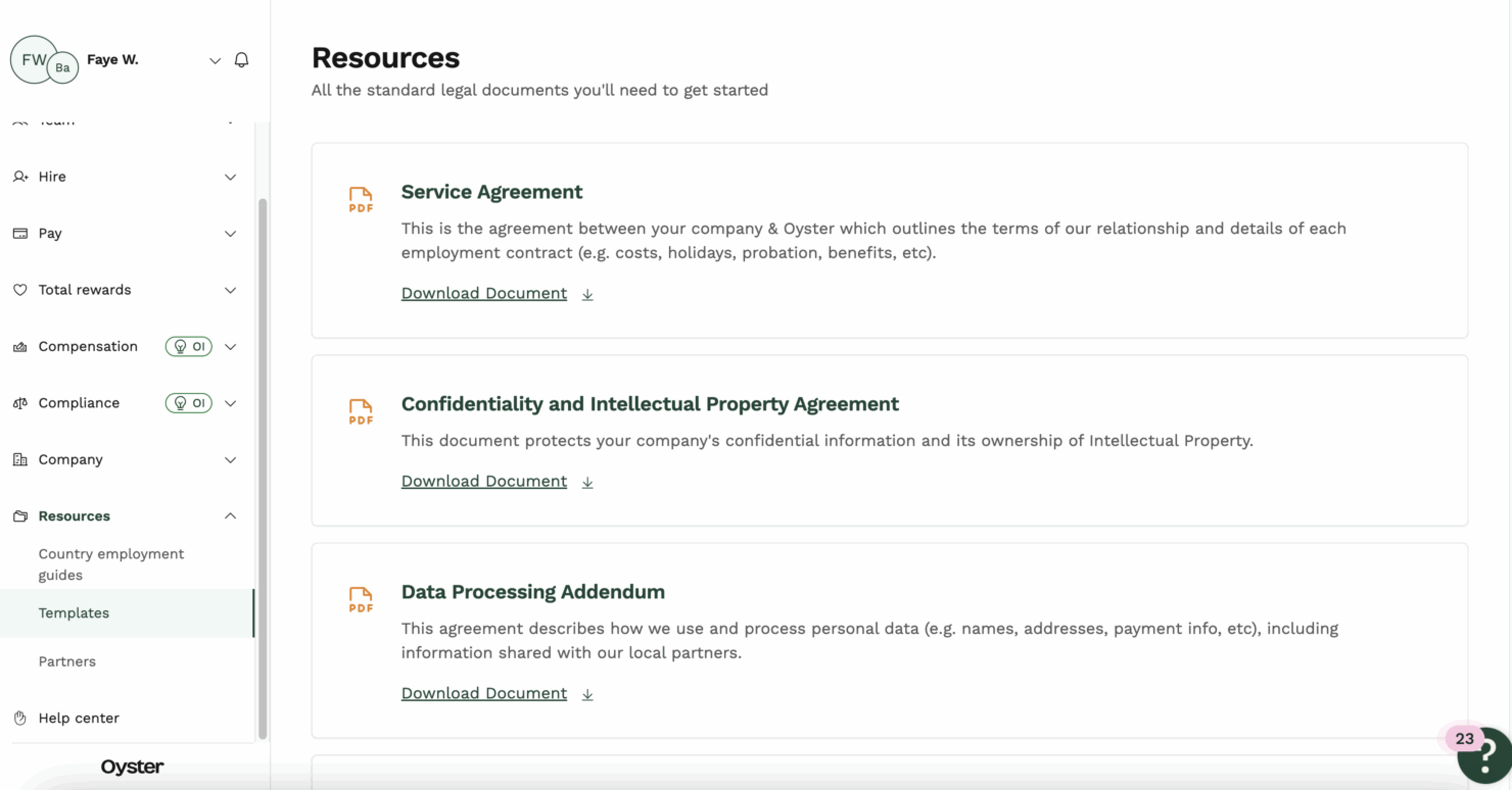 screenshot - Oyster HR Review 2025: Pros, Cons, Features & Pricing