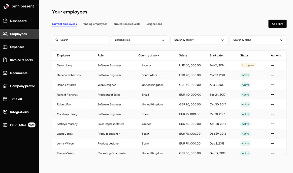 screenshot - Omnipresent Employer of Record Review for 2025