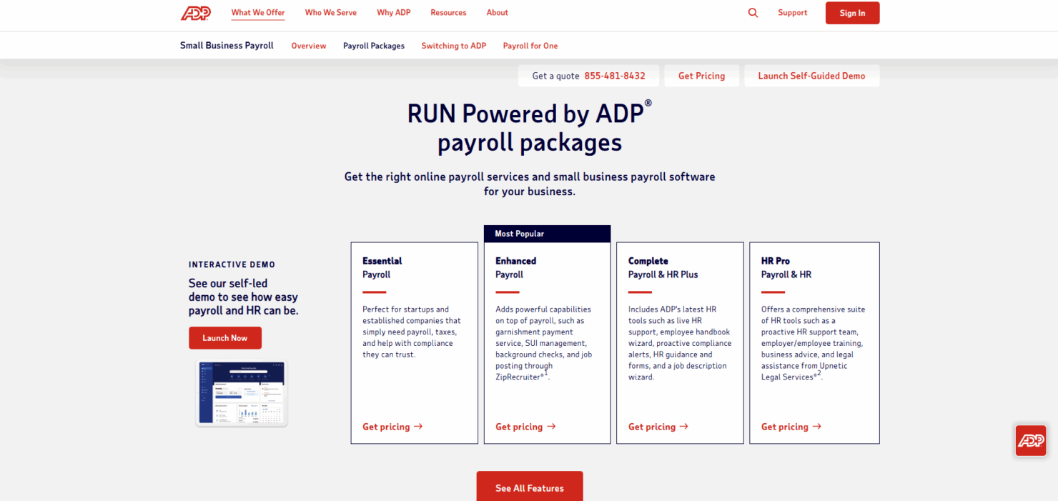 screenshot - ADP Run Review 2025: Pros, Cons, Features & Pricing