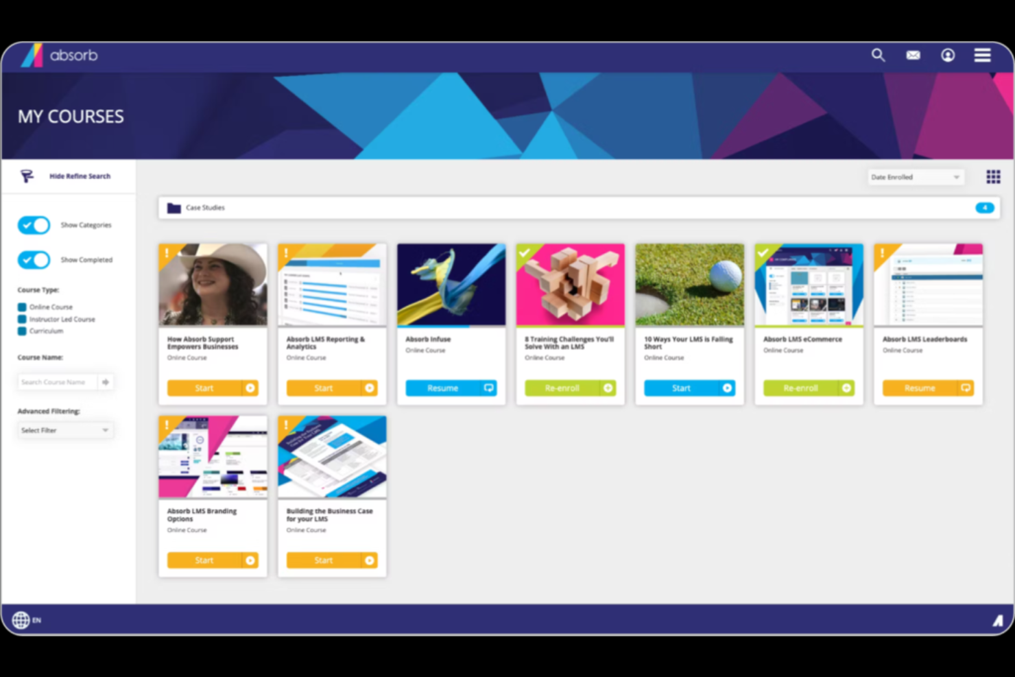 screenshot - Absorb Review: Pros, Cons, Features & Pricing