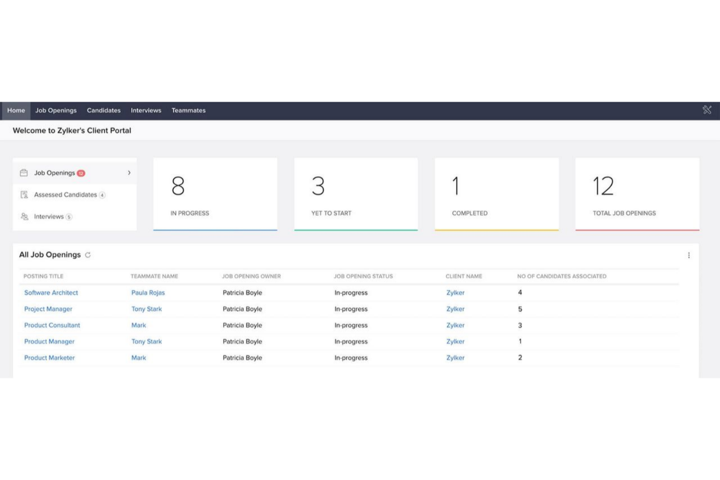 screenshot - Zoho Recruit Review: Pros, Cons, Features & Pricing