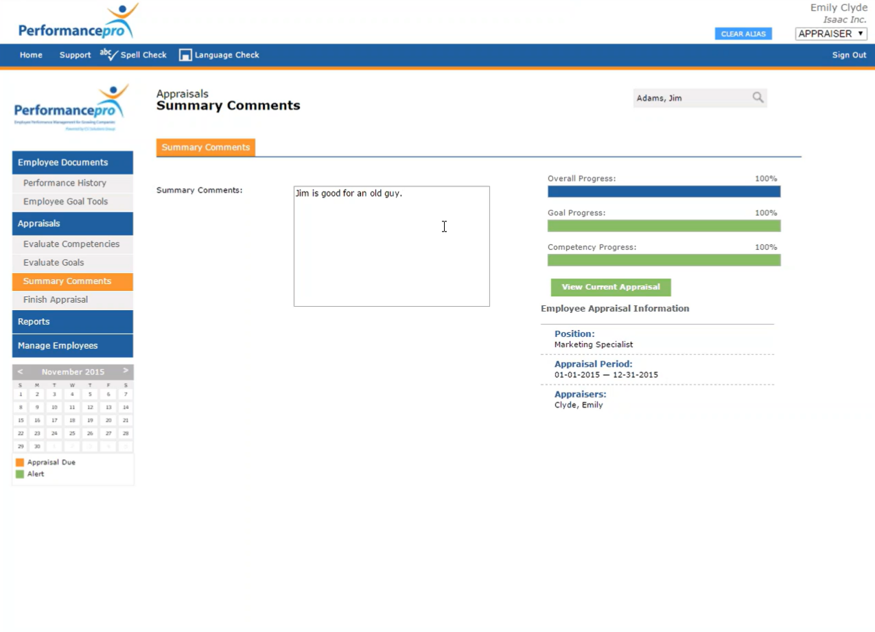 screenshot - Performance Pro Review: Pros, Cons, Features & Pricing