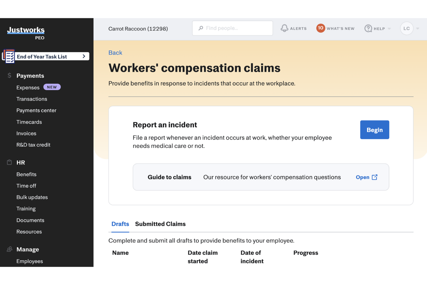 screenshot - Justworks Review: Pros, Cons, Features & Pricing