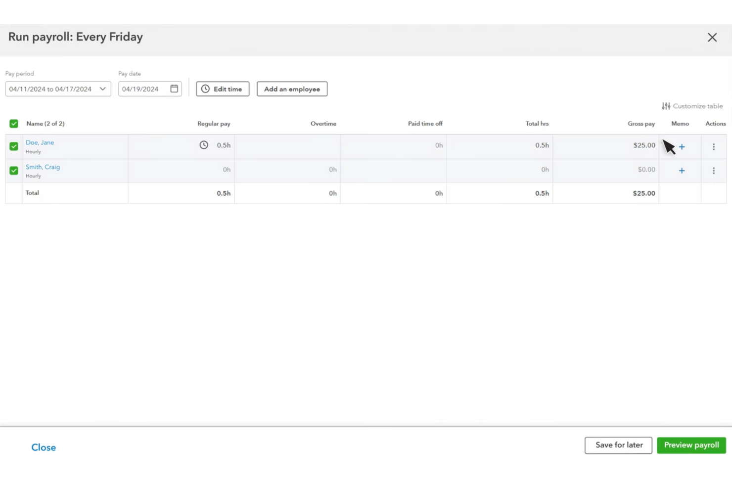 screenshot - QuickBooks Time Review: Pros, Cons, Features & Pricing