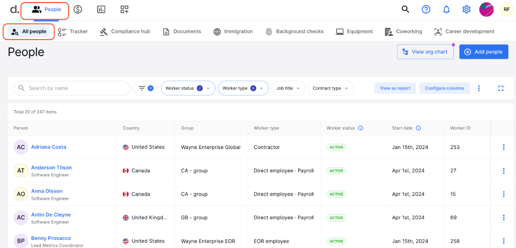 screenshot - Deel: Employer Of Record In-Depth Review
