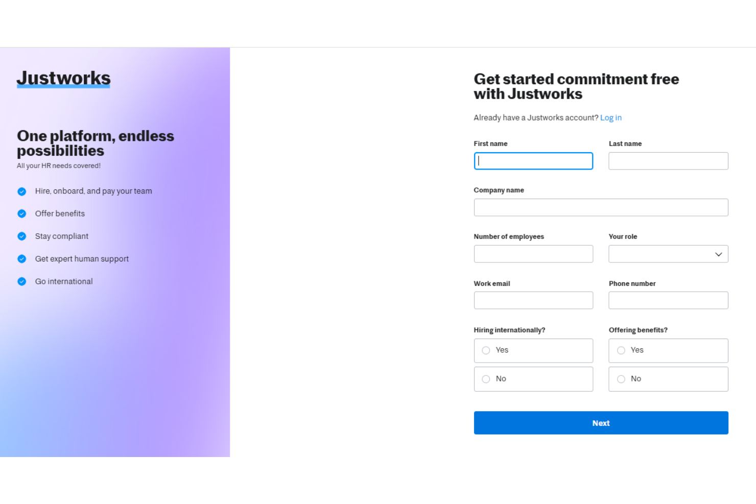 screenshot - Justworks Testbericht: Vorteile, Nachteile, Funktionen &amp; Preise