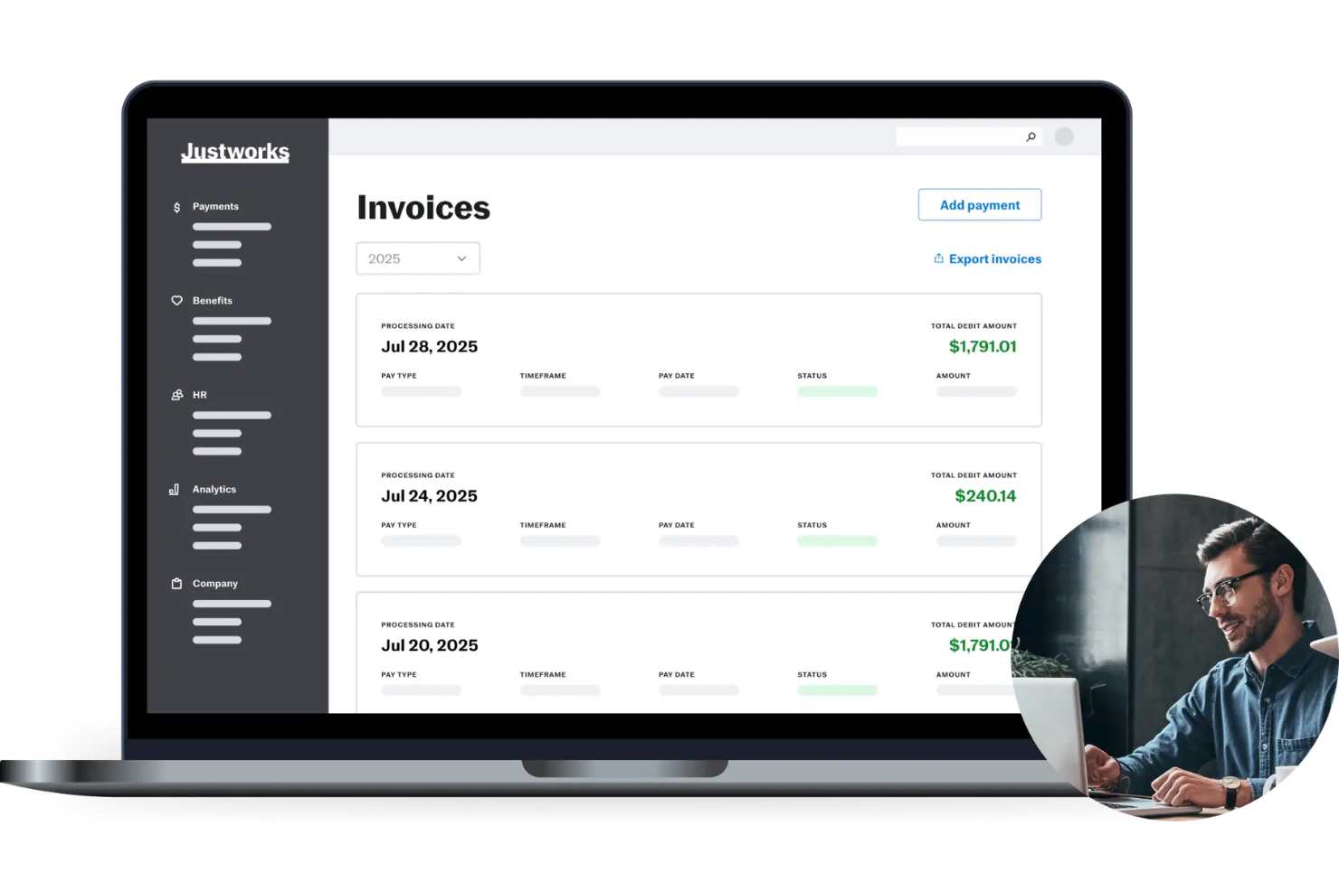 screenshot - Justworks Testbericht: Vorteile, Nachteile, Funktionen &amp; Preise