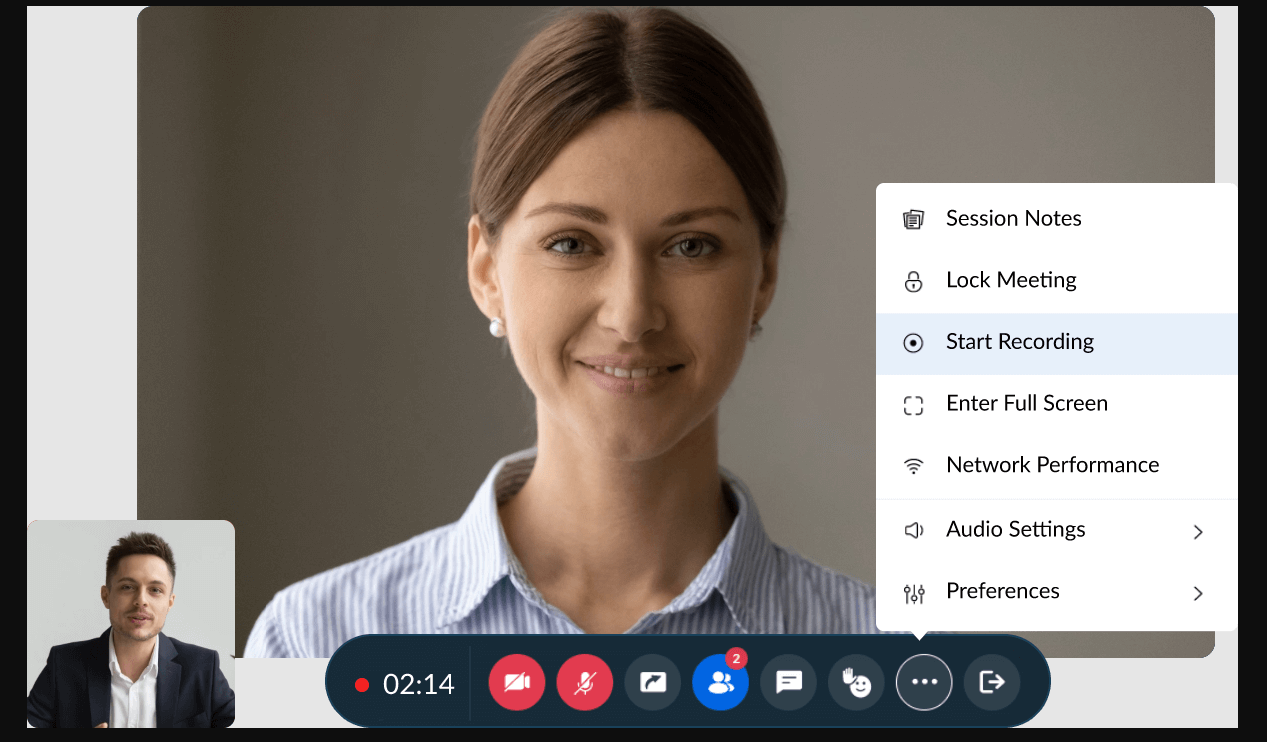 screenshot - Zoho Meeting Review: Pros, Cons, Features &amp; Pricing