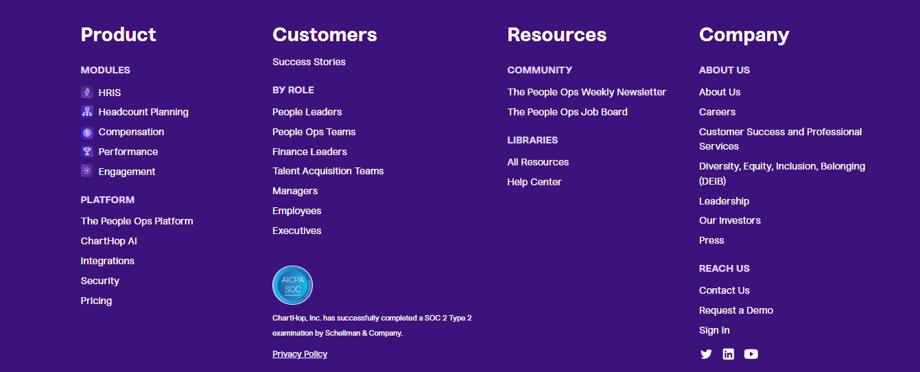 screenshot - ChartHop Review: Pros, Cons, Features and Pricing