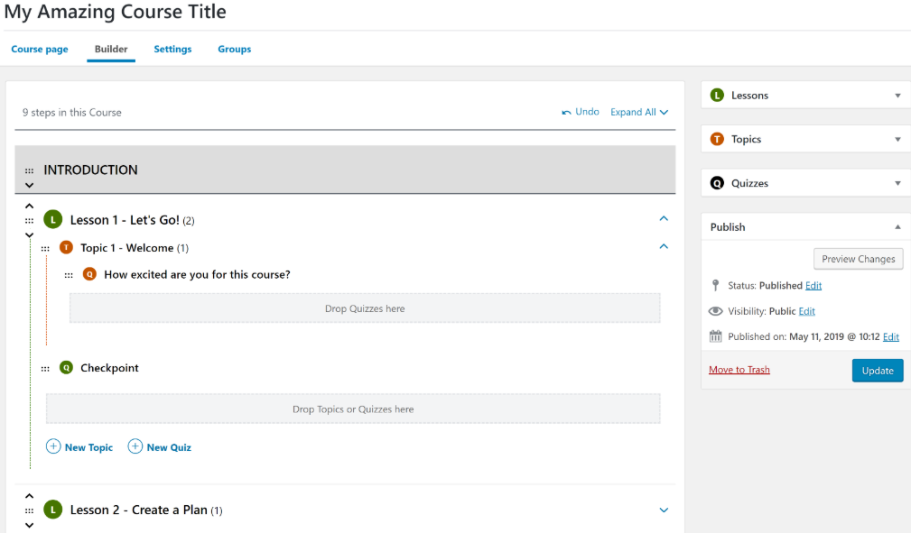 screenshot - LearnDash Review: Pros, Cons, Features, and Pricing