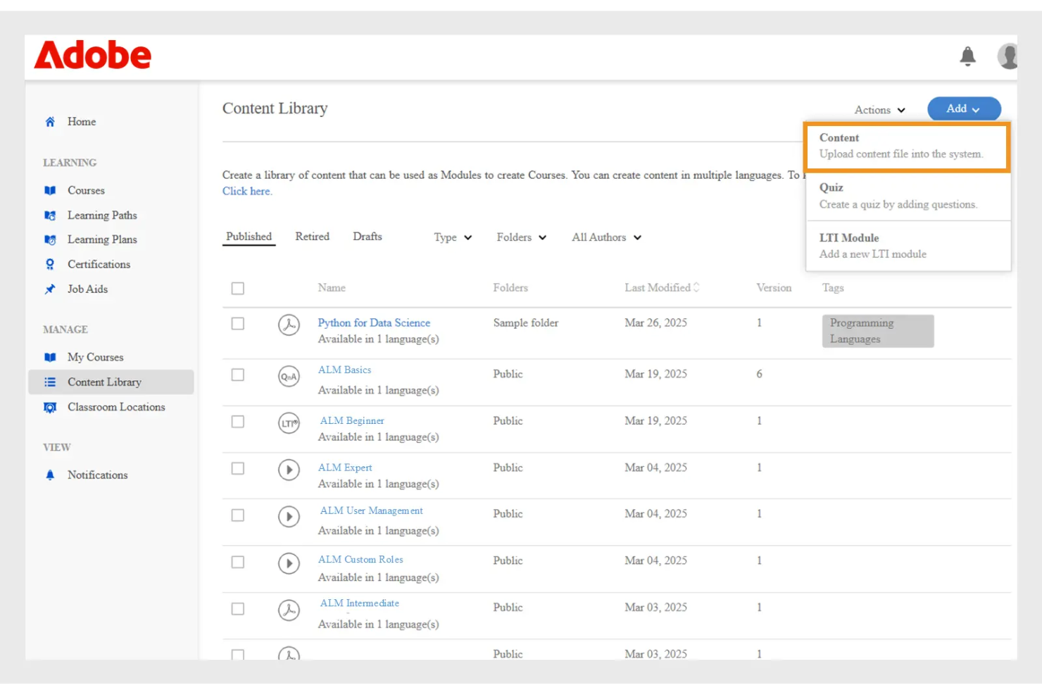 screenshot - Adobe Learning Manager Review: Pros, Cons, Features, and Pricing