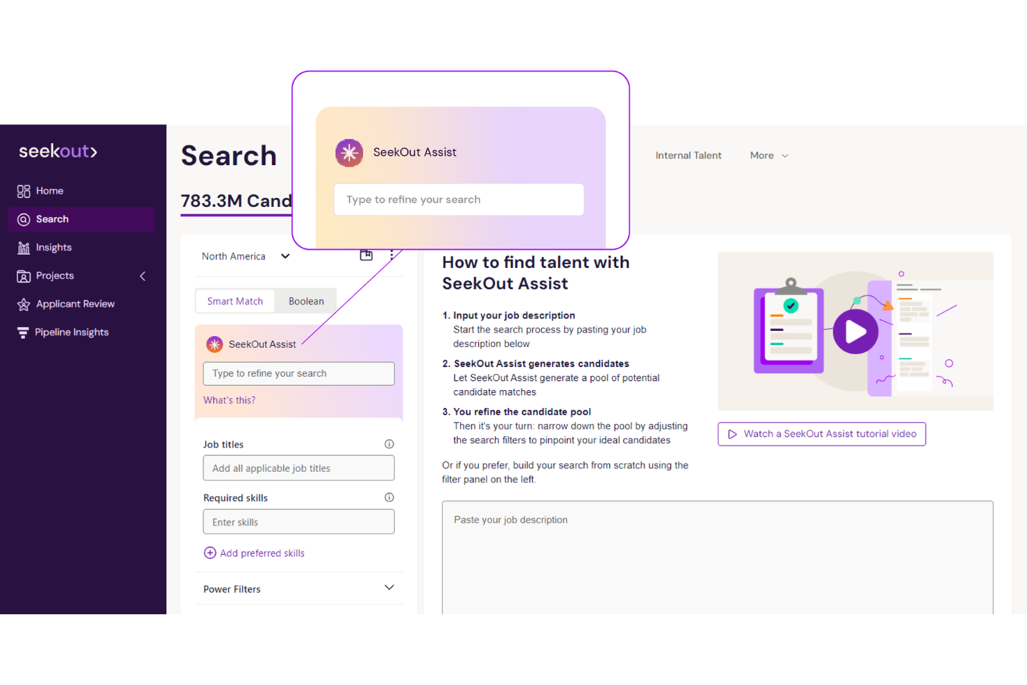 screenshot - SeekOut Review: Pros, Cons, Features and Pricing