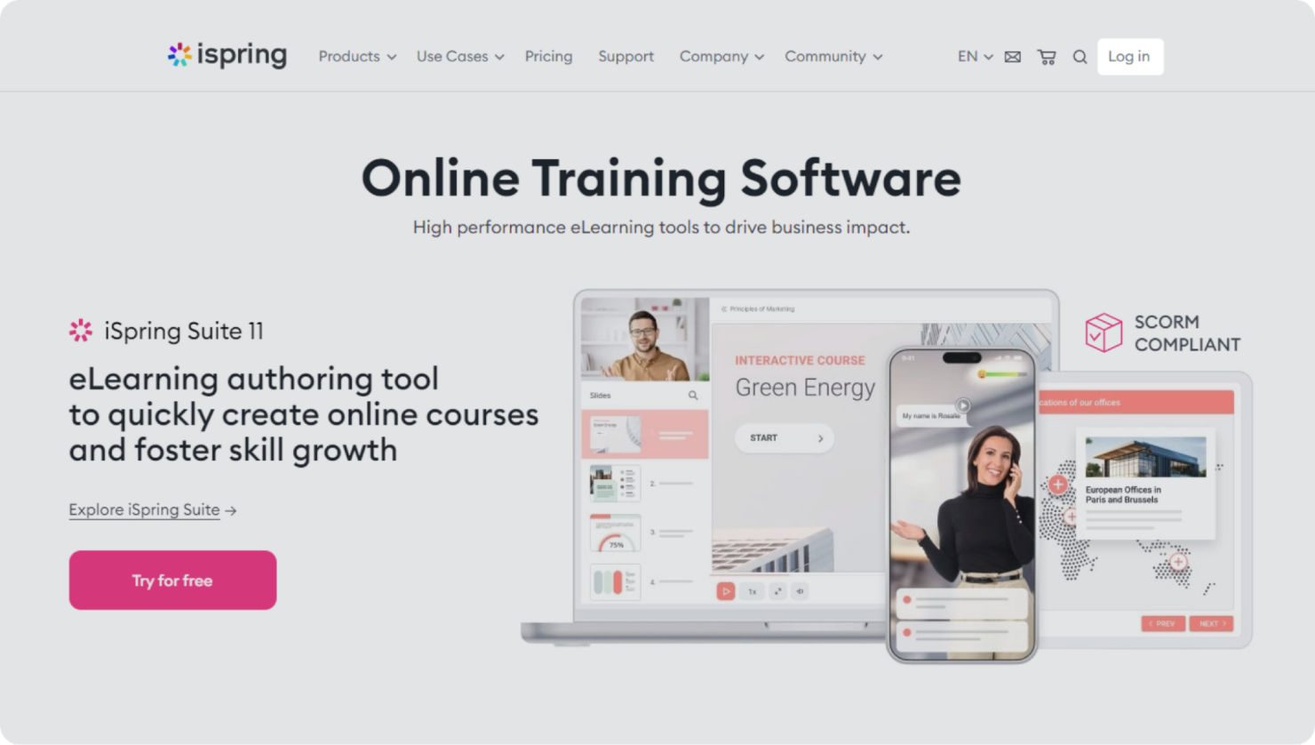 screenshot - iSpring Suite Review: Pros, Cons, Features, and Pricing