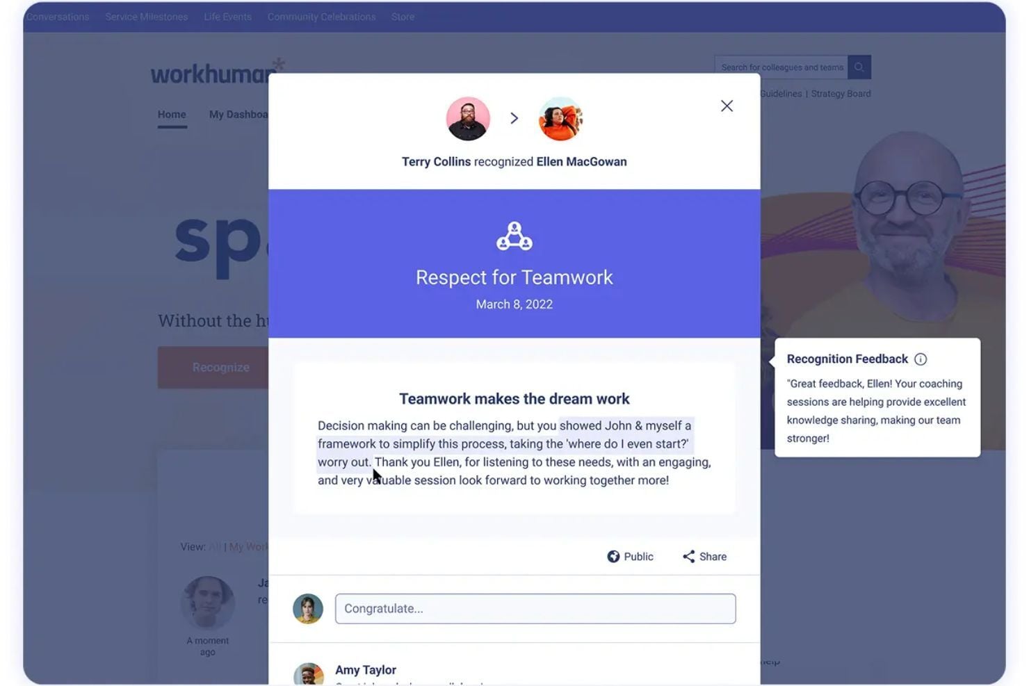 screenshot - Workhuman Review: Pros, Cons, Features & Pricing