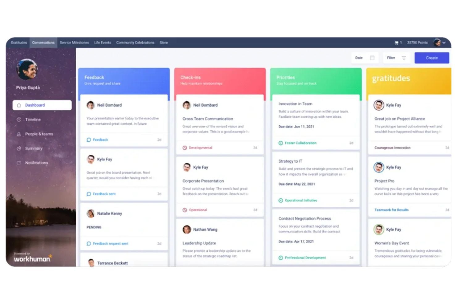 screenshot - Workhuman Review: Pros, Cons, Features & Pricing